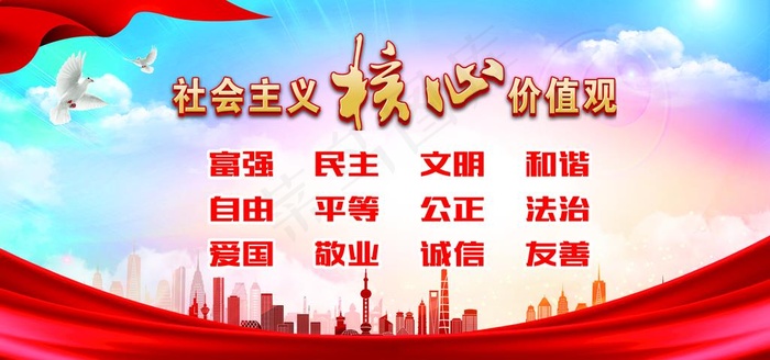 核心主义价值观图片