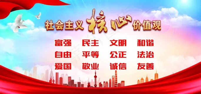 核心主义价值观图片