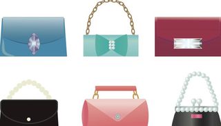 矢量女士包包素材图片