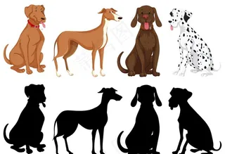 狗 DOG 动物 卡通图片