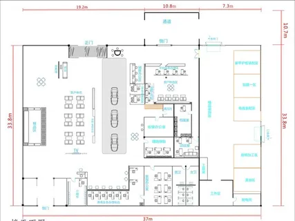 4s店平面图图片