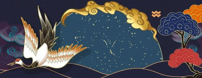 国潮背景图片(1920x800)psd模版下载