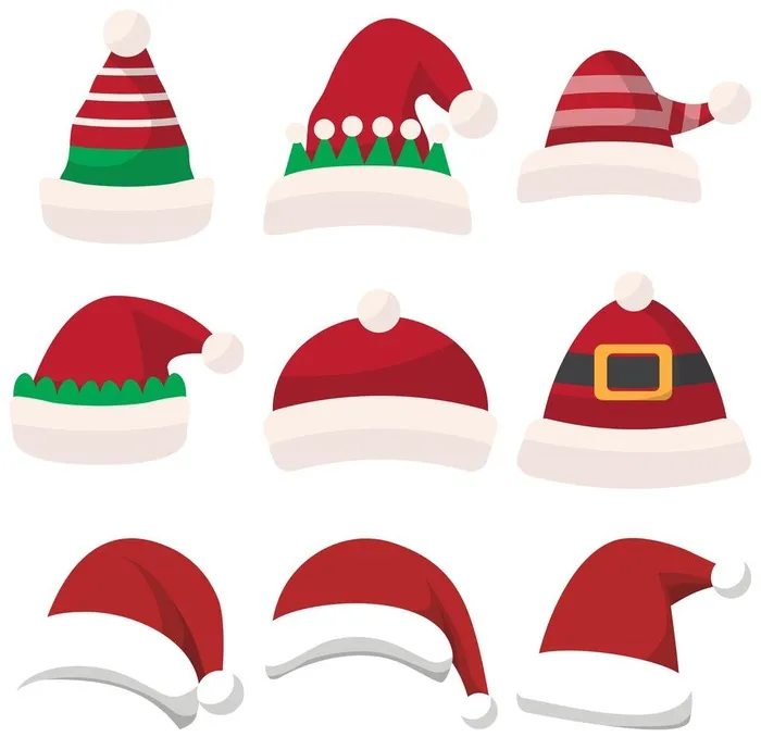 卡通圣诞帽图片(8000x8000)psd模版下载