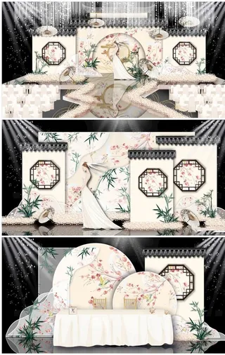 新中式婚礼图片