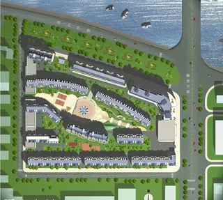 商业小区布局图图片