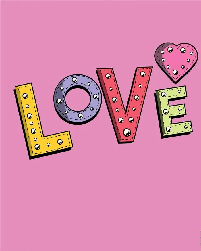 英文love字母设计图片ai矢量模版下载
