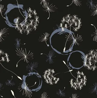 蒲公英碎花图案图片