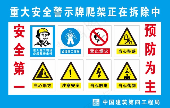 重大安全警示牌图片