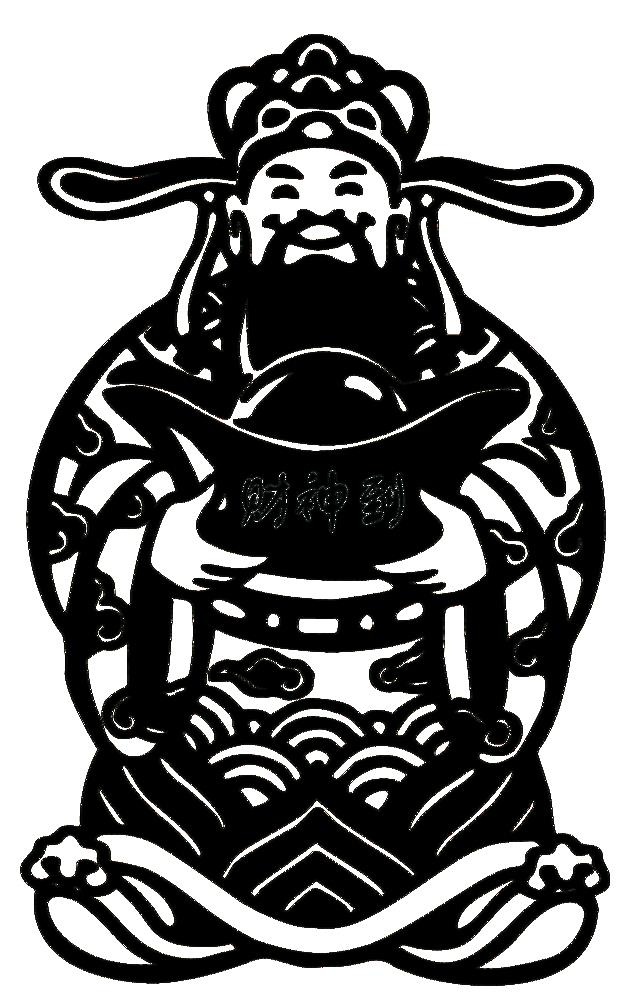 财神图片(3150x5111)psd模版下载
