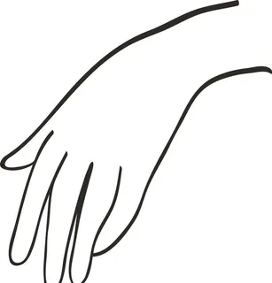 线描手图片