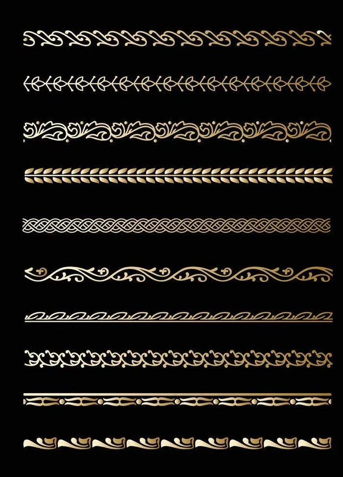 花边图片ai矢量模版下载