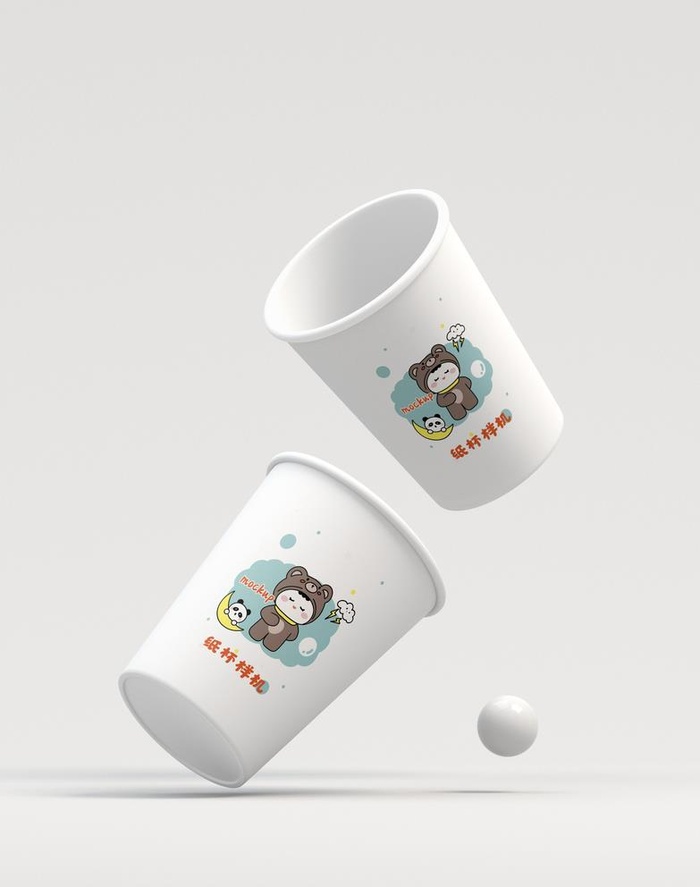 3D纸杯样机图片