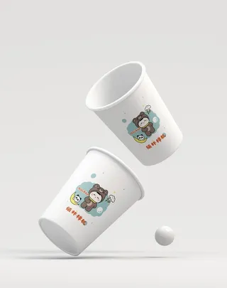 3D纸杯样机图片