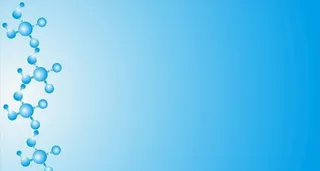 蓝色分子结构素材图图片