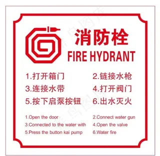 矢量消防栓贴图片