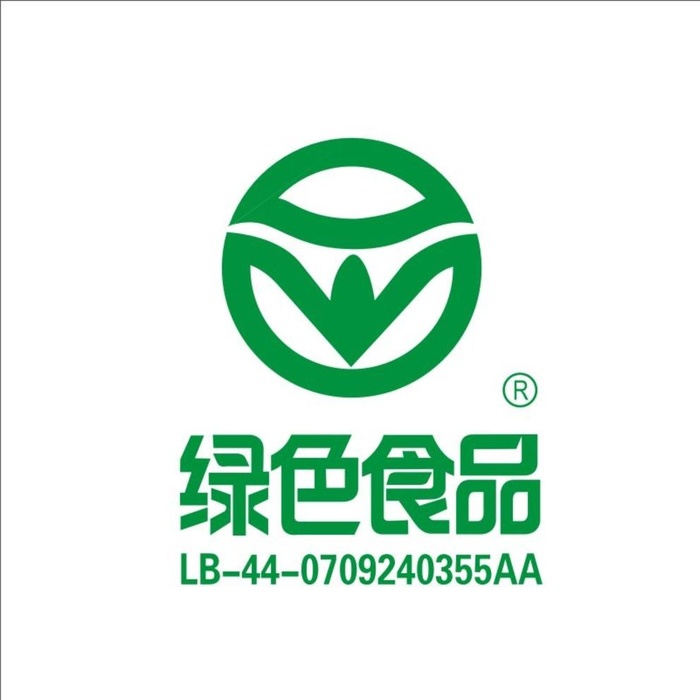 绿色食品标图片cdr矢量模版下载