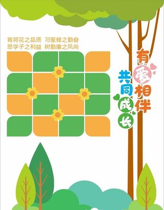 幼儿园照片墙图片