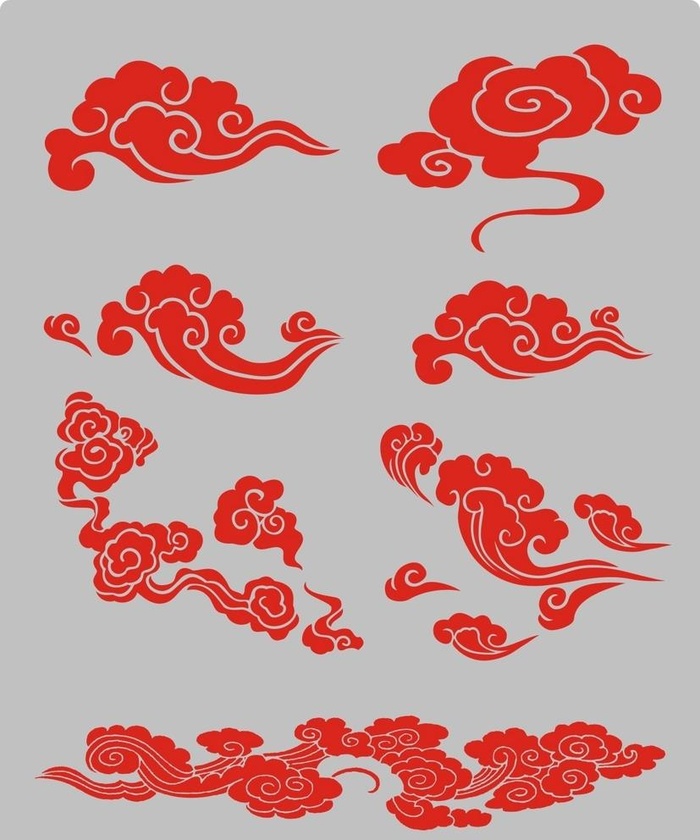 祥云图片cdr矢量模版下载