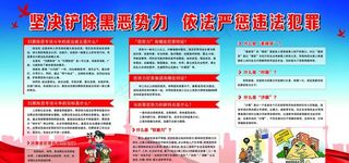 扫黑除恶展版图片
