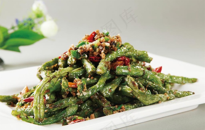 干煸豆角图片
