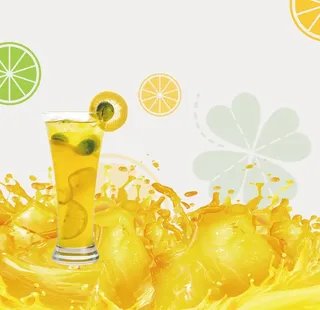 果汁主图背景图片