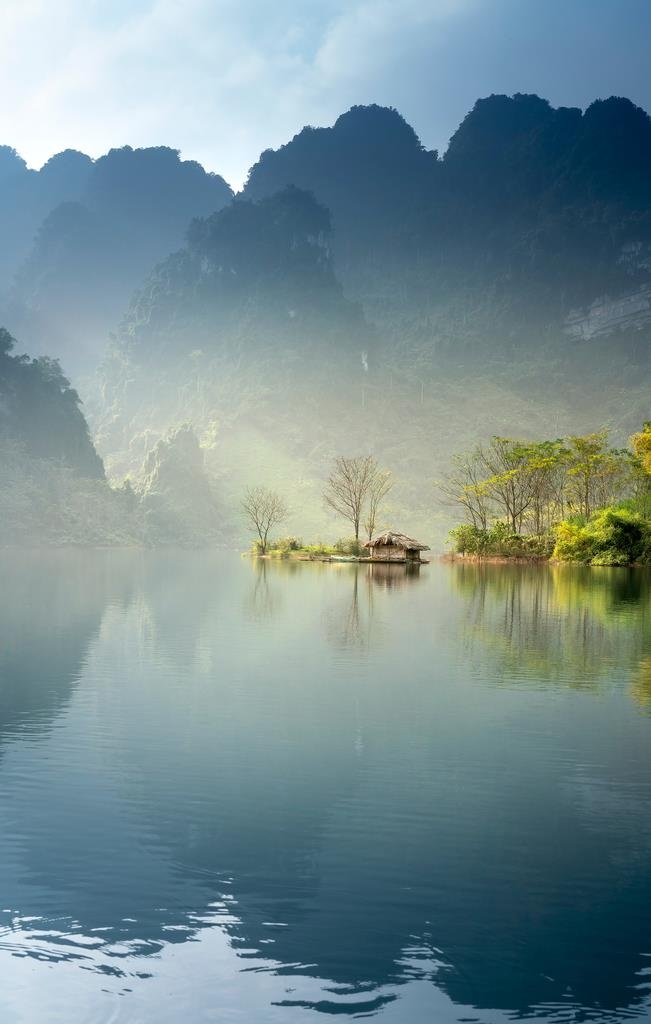 山川河水图片