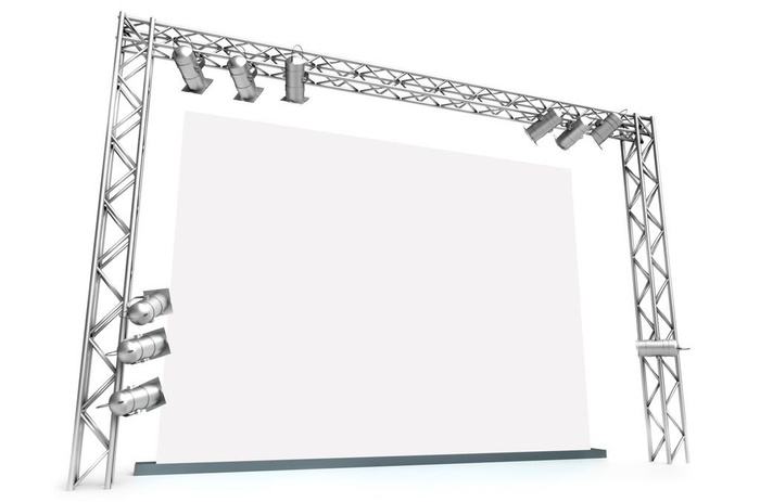 展台舞台3D高清图片