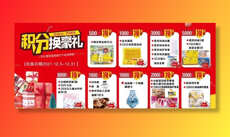 兑积分券图片(6803x3118)psd模版下载