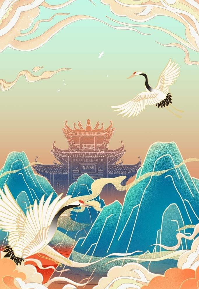 国潮背景图片