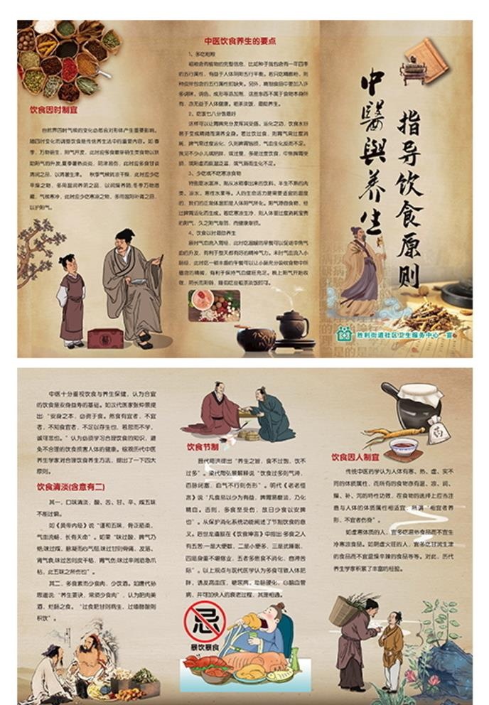 中医养生饮食指导图片(3437x2551)psd模版下载