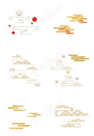 国潮古典祥云图片