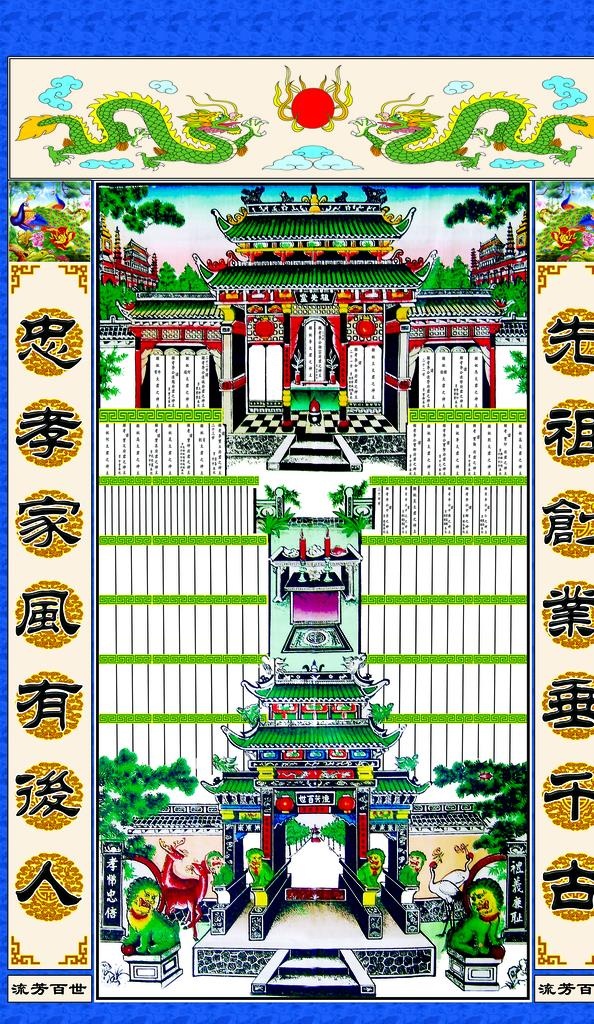 家谱图片