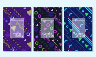 ai矢量孟菲斯背景图片