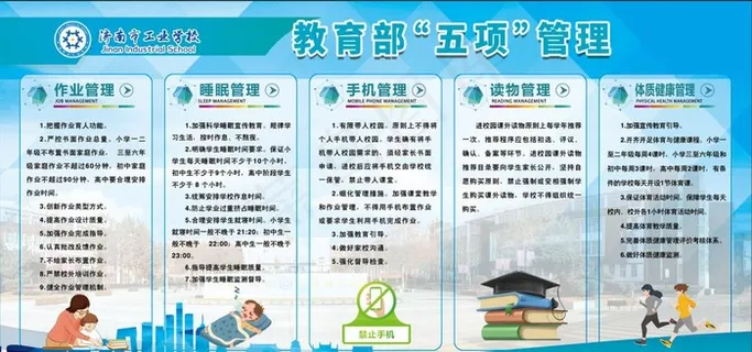 教育部五项管理图片