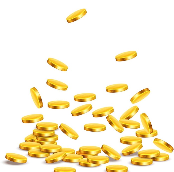 金币图片ai矢量模版下载