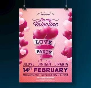 浪漫情人节海报图片