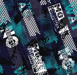 数码印花男装底纹几何字母图片