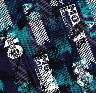 数码印花男装底纹几何字母图片