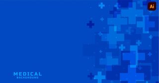蓝色医疗背景图片