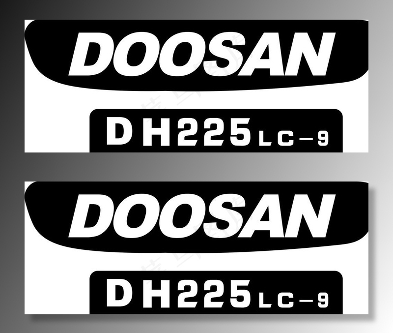 挖掘机车身贴图片