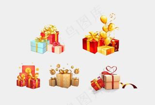 礼物盒素材图片