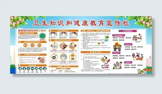 卫生知识健康宣传栏图片