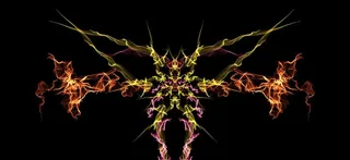 创意分形波谱图图片