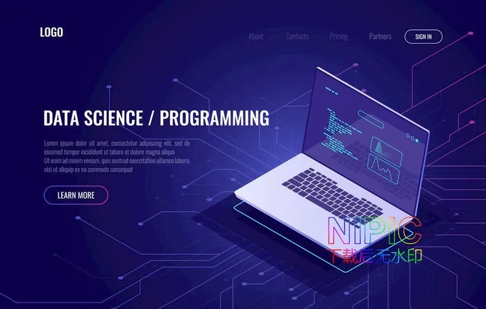 2.5d数据科技图片eps,ai矢量模版下载
