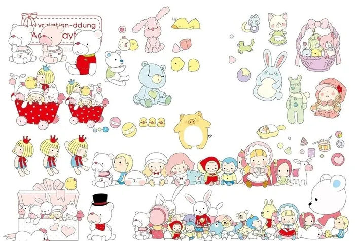 卡通可爱小元素图片