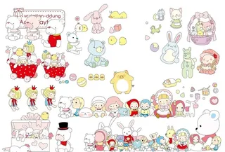 卡通可爱小元素图片