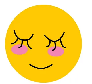 害羞的表情图片