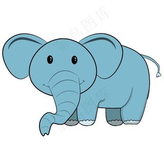 卡通大象图片