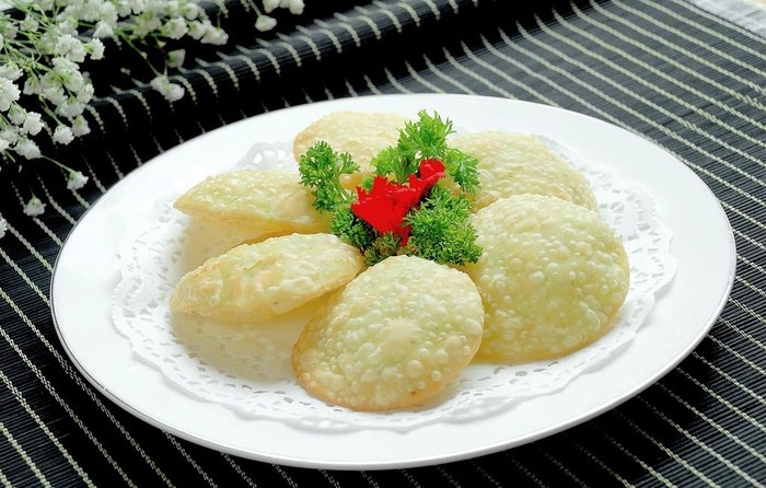 葱油香饼干图片