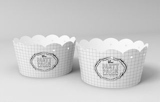 蛋糕纸盒包装图片